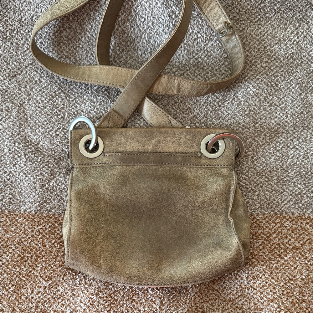 Hammitt Tan Tony Crossbody Bag with Silver Accents - Picture 2 of 11
